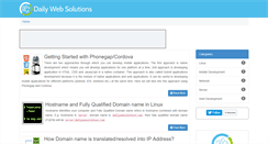 Desktop Screenshot of dailywebsolutions.com